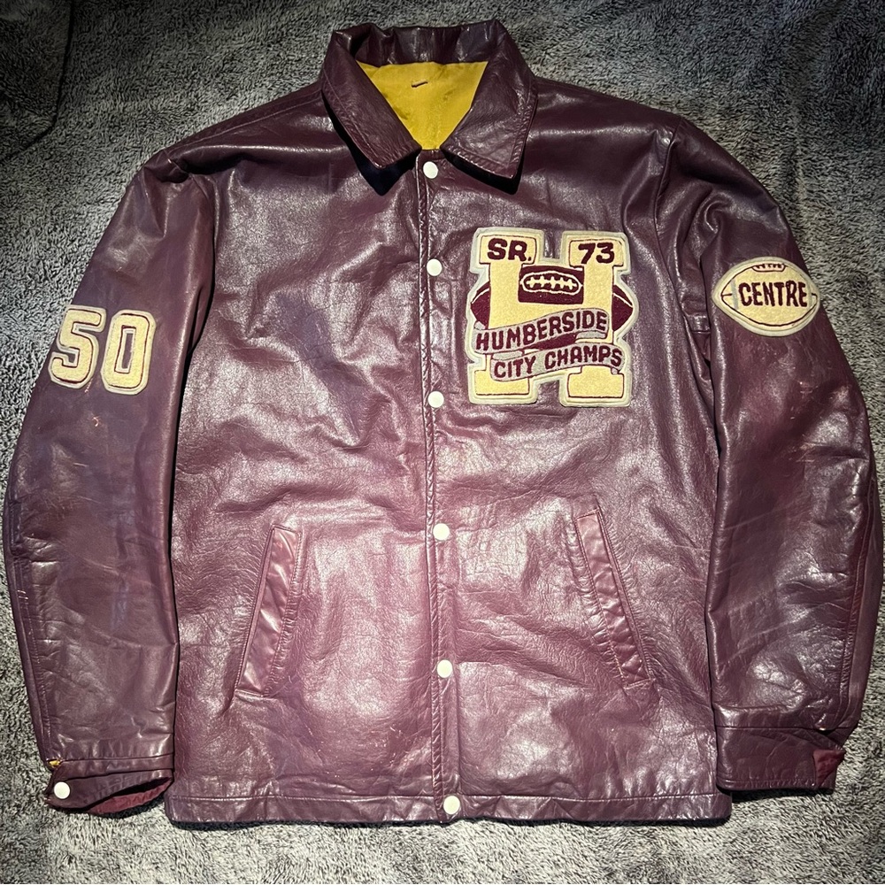 1973 Football championship leather